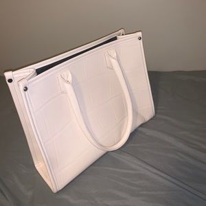 White Medium Leather Handbag